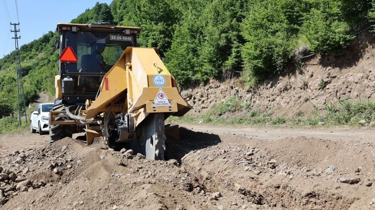 Akkuş’ta 3 bin 200 metrelik yeni hatla 250 hanenin içme suyu sorunu giderildi