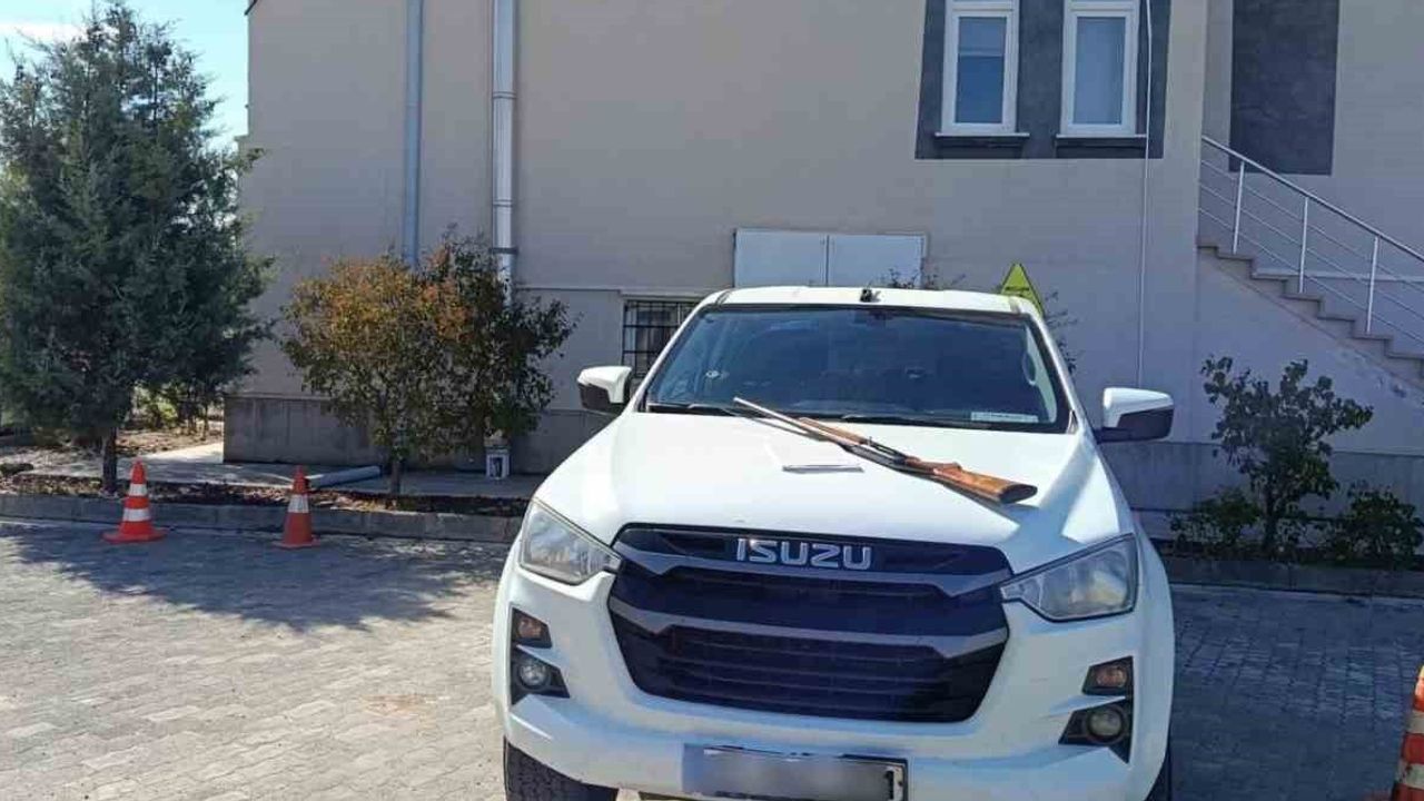 Aksaray'da belgesiz avcılığın bedeli: tüfeğe el konuldu
