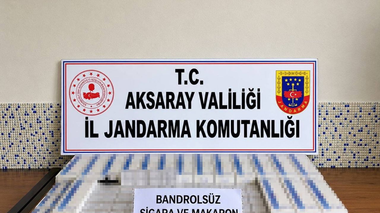 aksaray'da eş zamanlı kaçak tütün operasyonu: 5 gözaltı