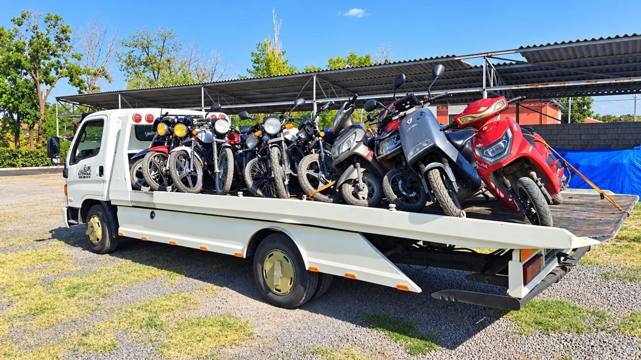 Aksaray'da sıkı trafik uygulaması: 16 motosiklet trafikten men edildi