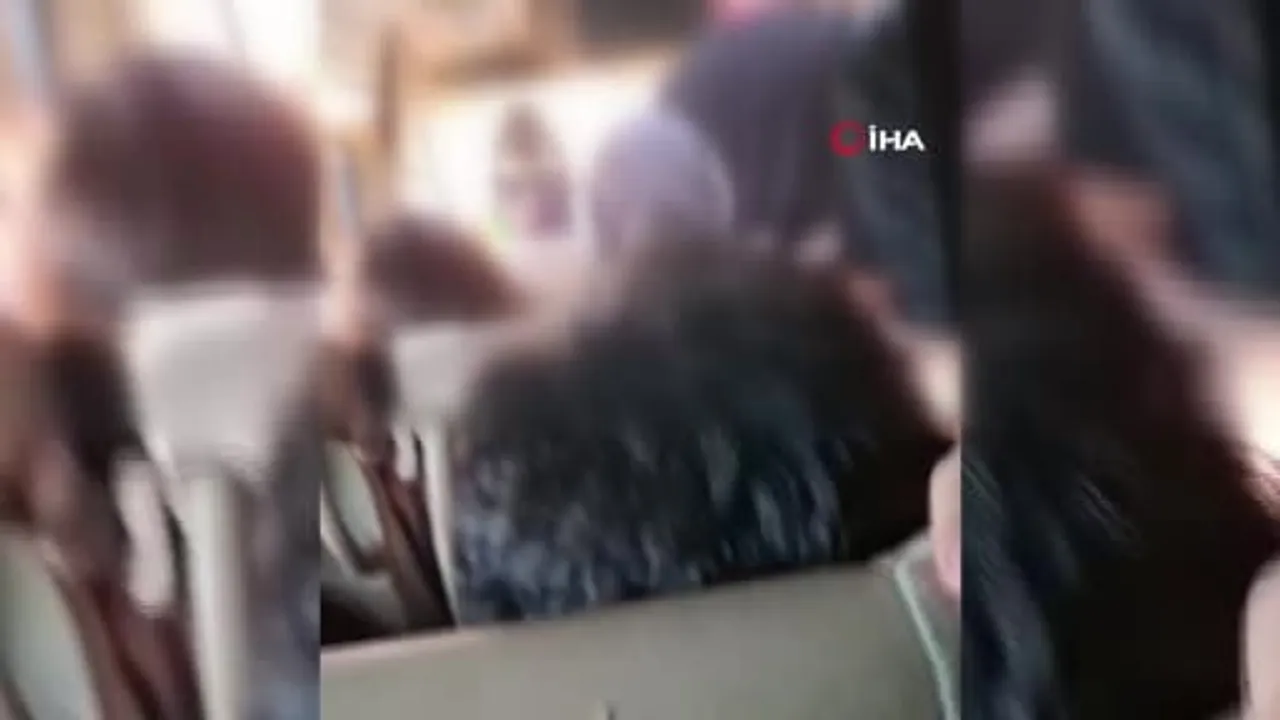 Aksaray'da tehlikeli servis yolculuğu: öğrenciler tıka basa minibüste