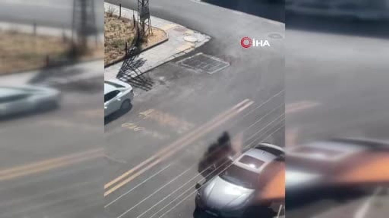 Alacak meselesi Yunus Emre Caddesi'nde kameraya yansıdı