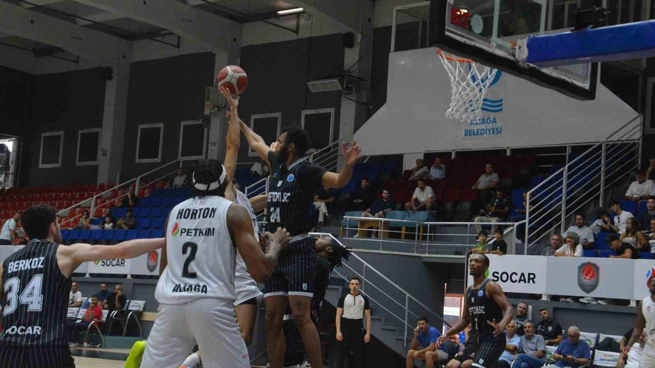 Aliağa Petkimspor Ege Cup'ta farklı başladı: Neftchi İdman 81-52 yenildi