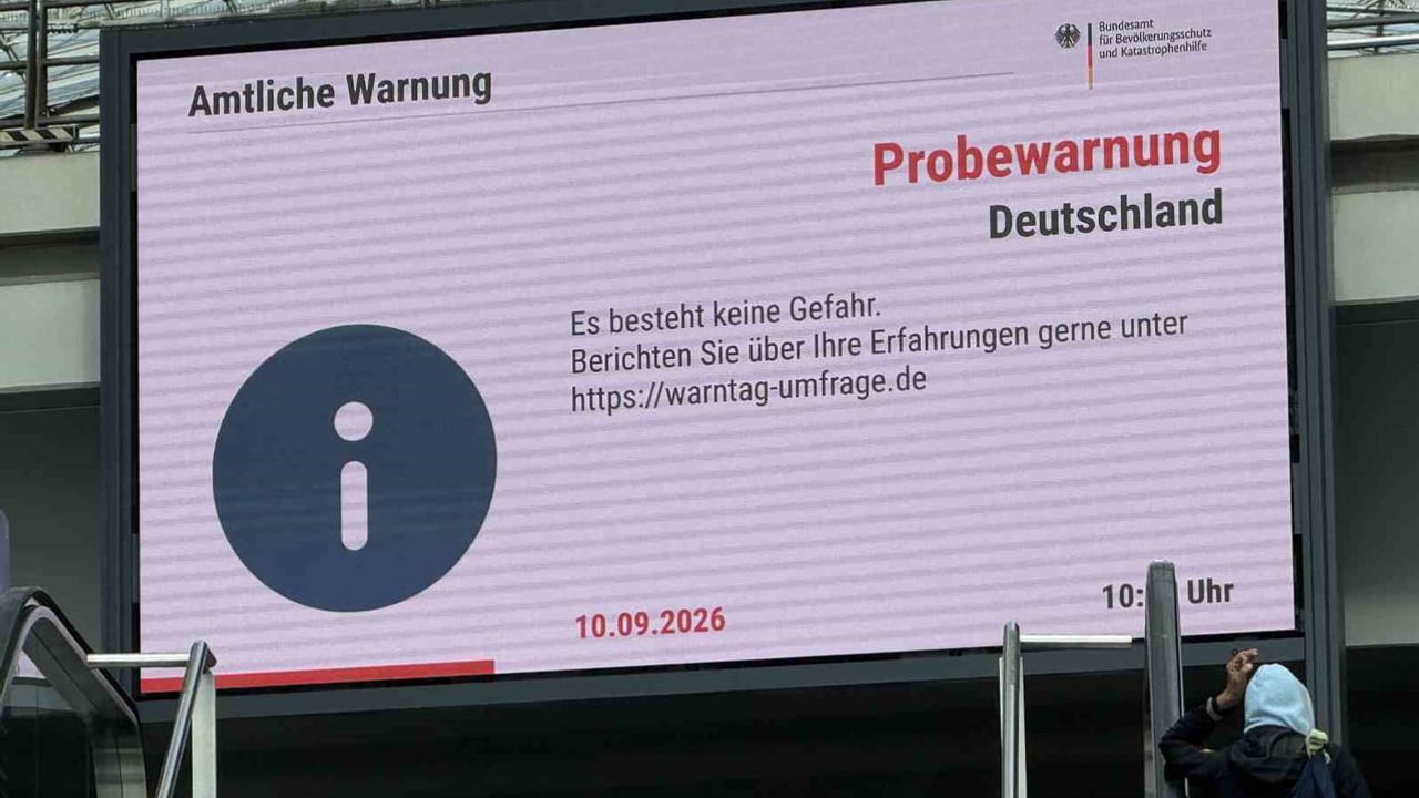 Almanya'da ulusal uyarı günü: sirenler ve mobil alarmlar test edildi