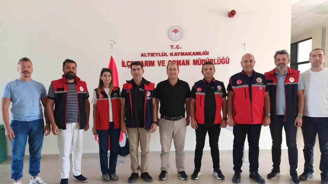 Altıeylül'de veteriner hizmetlerinde denetim ve numune alma süreçleri gözden geçirildi