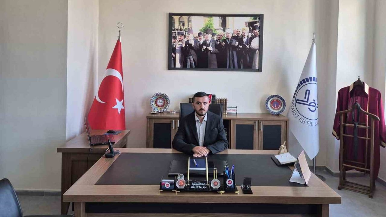 Altıntaş'ta yeni dönem: müftü Malik Talan göreve başladı