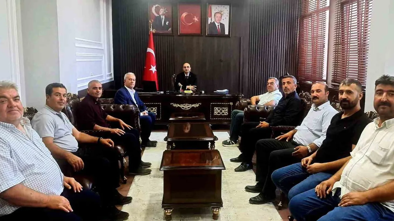 Altun’dan kaymakam Ceylan’a Araban’ın tarımsal gücünü anlatan ziyaret
