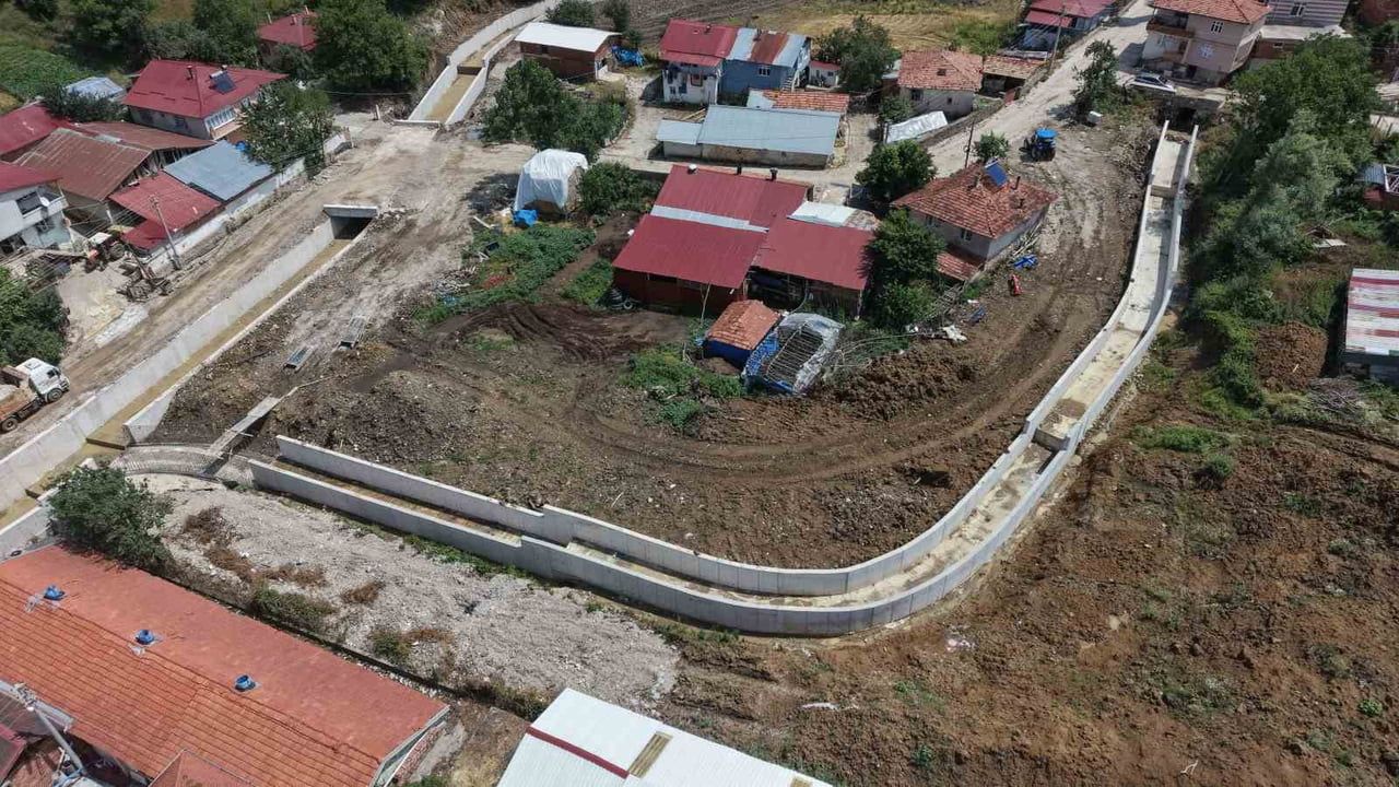 Ambar Deresi havzasında koruma yatırımlarıyla taşkın riski azaltılıyor
