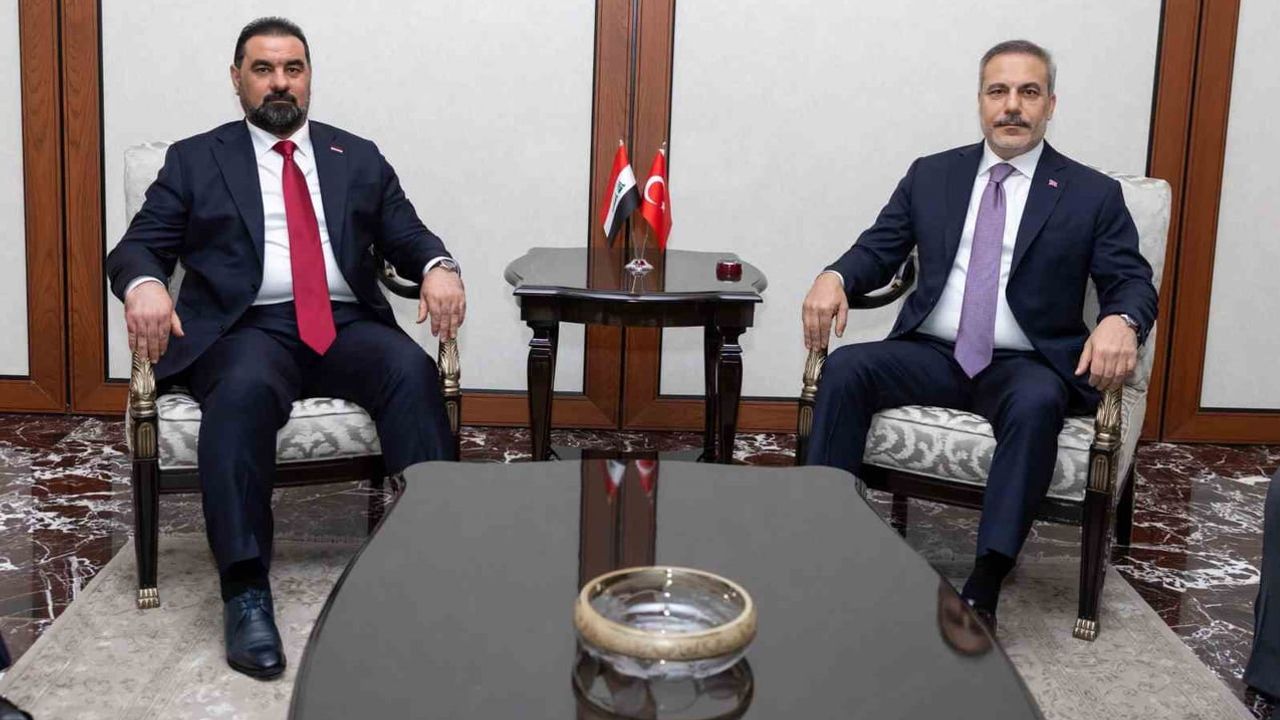 Ankara'da diplomatik görüşme: Fidan ve Halbusi bir araya geldi