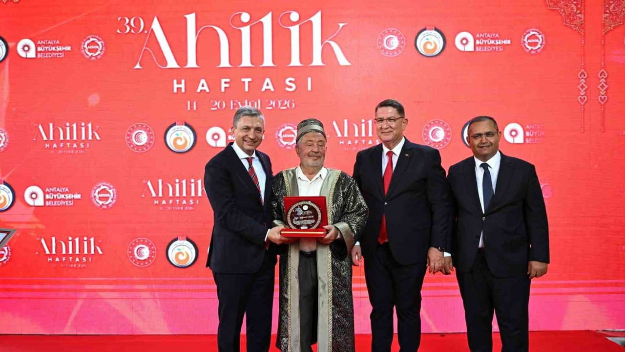 Antalya'da esnaf kültürünü ön plana çıkaran 39. Ahilik Haftası başladı