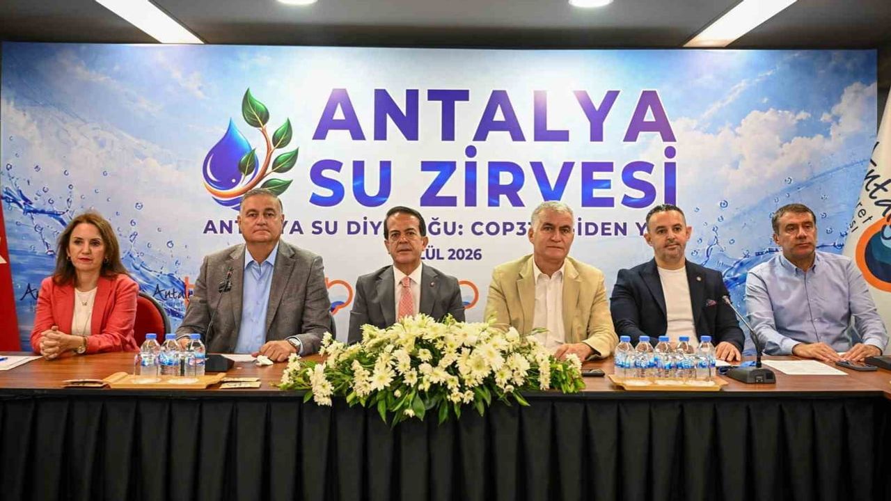 Antalya'nın su geleceği için sektörler ortak akılla yol haritası oluşturuyor