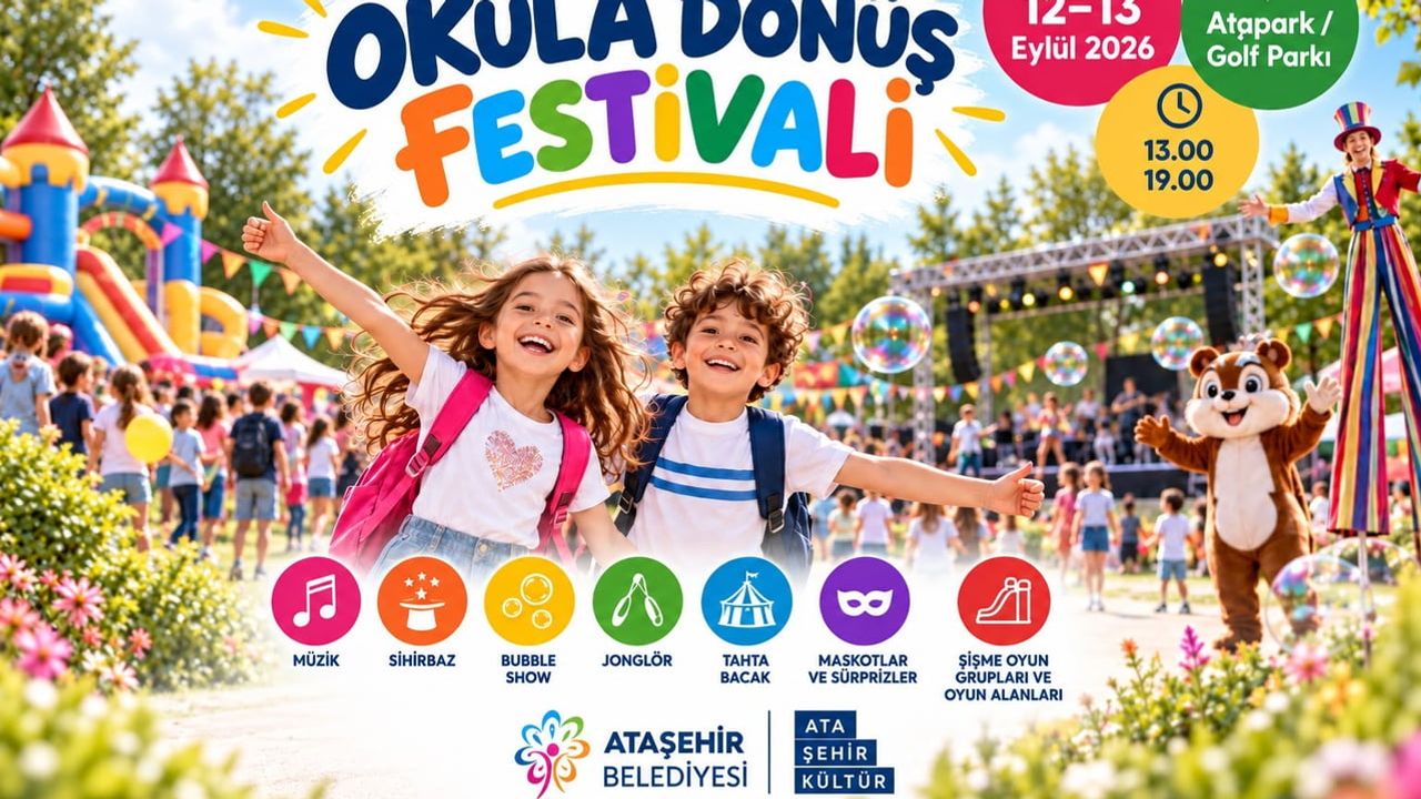 Ataşehir'de okula dönüşe eğlenceli merhaba