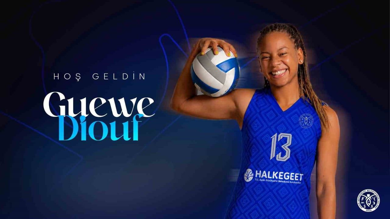 Aydın büyükşehir, Guewe Diouf ile smaç hattını güçlendirdi