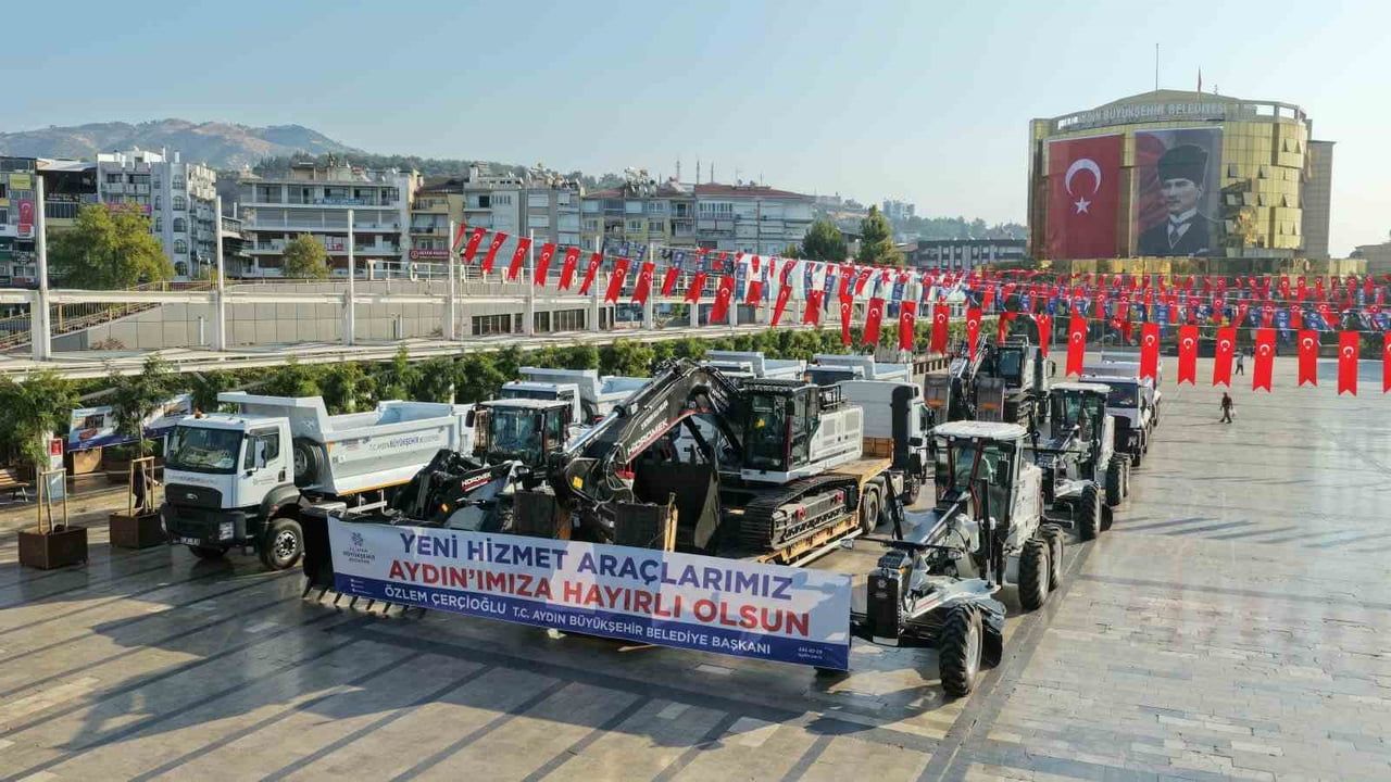 Aydın'da filoya 14 yeni araçla yatırım atağı