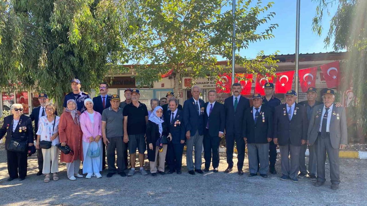Ayvalık'ta gazilerle buluşma: kaymakam Cimşit talepleri dinledi