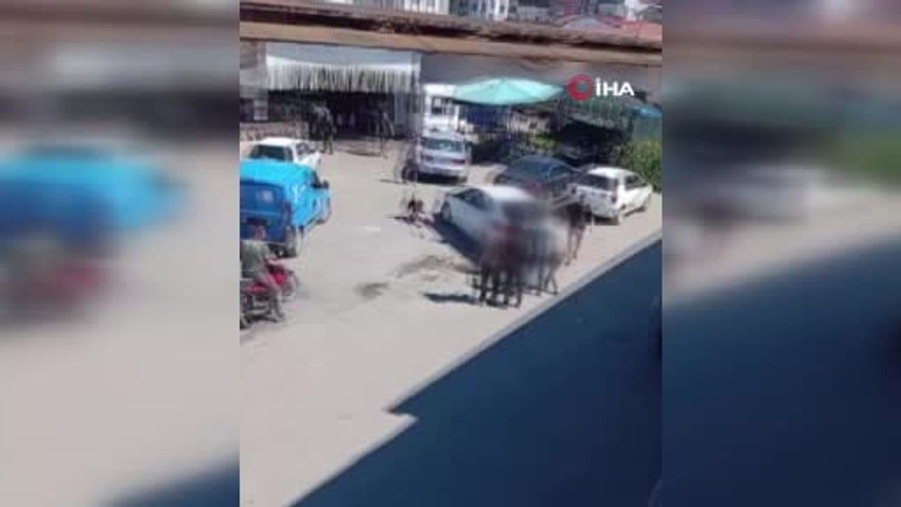 Bafra'da pazarda taciz iddiası: vatandaş müdahalesiyle arbede