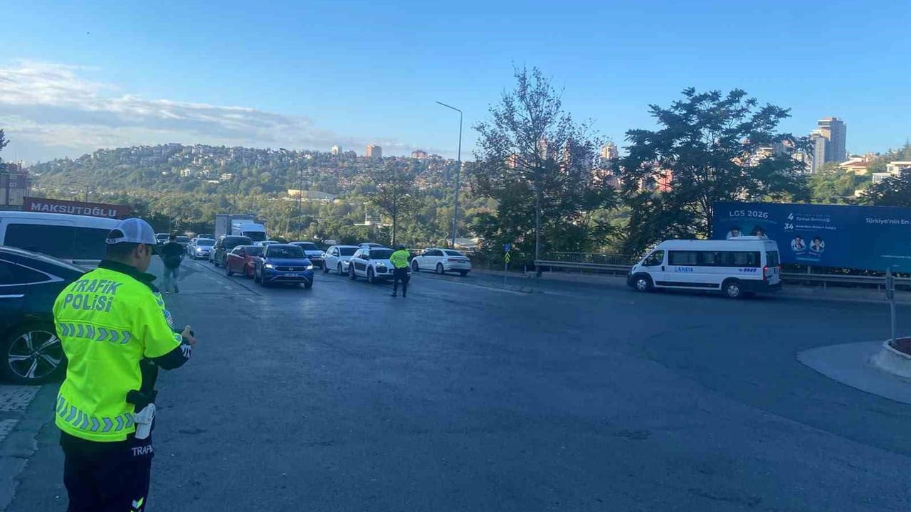 Bahçeşehir'de havadan takip: dronla yoğun kavşaklarda ihlal taraması