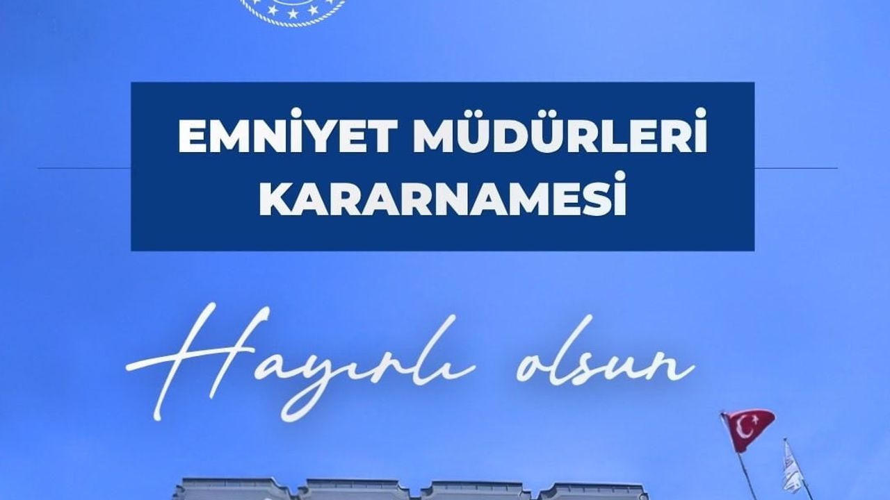 Bakan Çiftçi'den emniyet müdürlerine başarı dileği