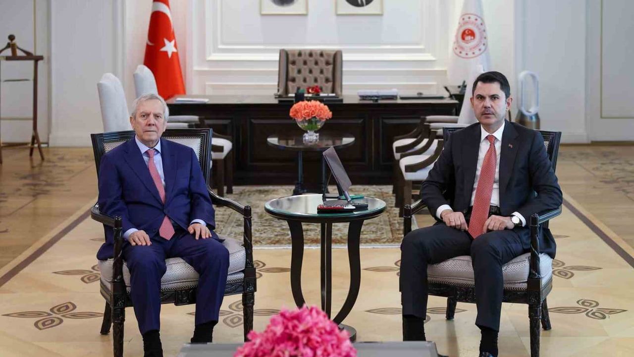 Bakan Murat Kurum, Aziz Yıldırım'ı bakanlıkta ağırladı