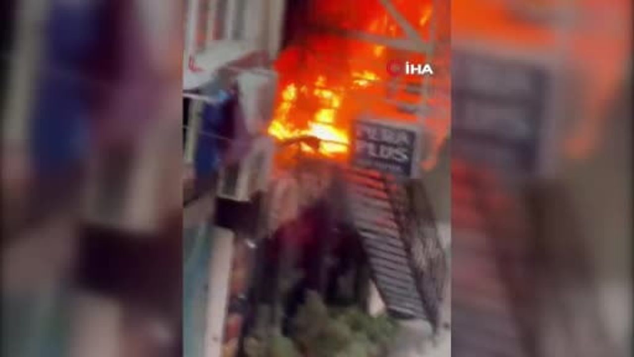 Bakırköy'de sabah saatlerinde otelde yangın: 12 kişi yaralandı