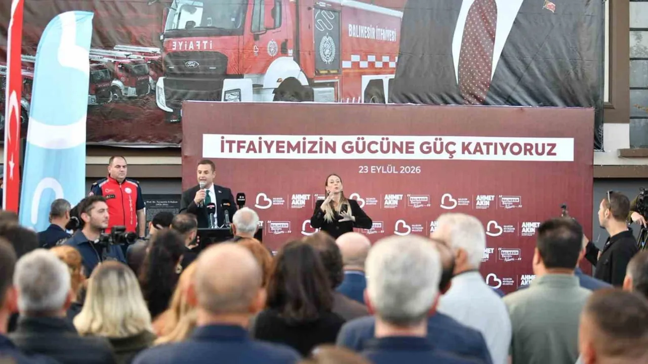 balıkesir itfaiyesine 8 yeni araç: müdahale gücü ve hazırlık vurgusu