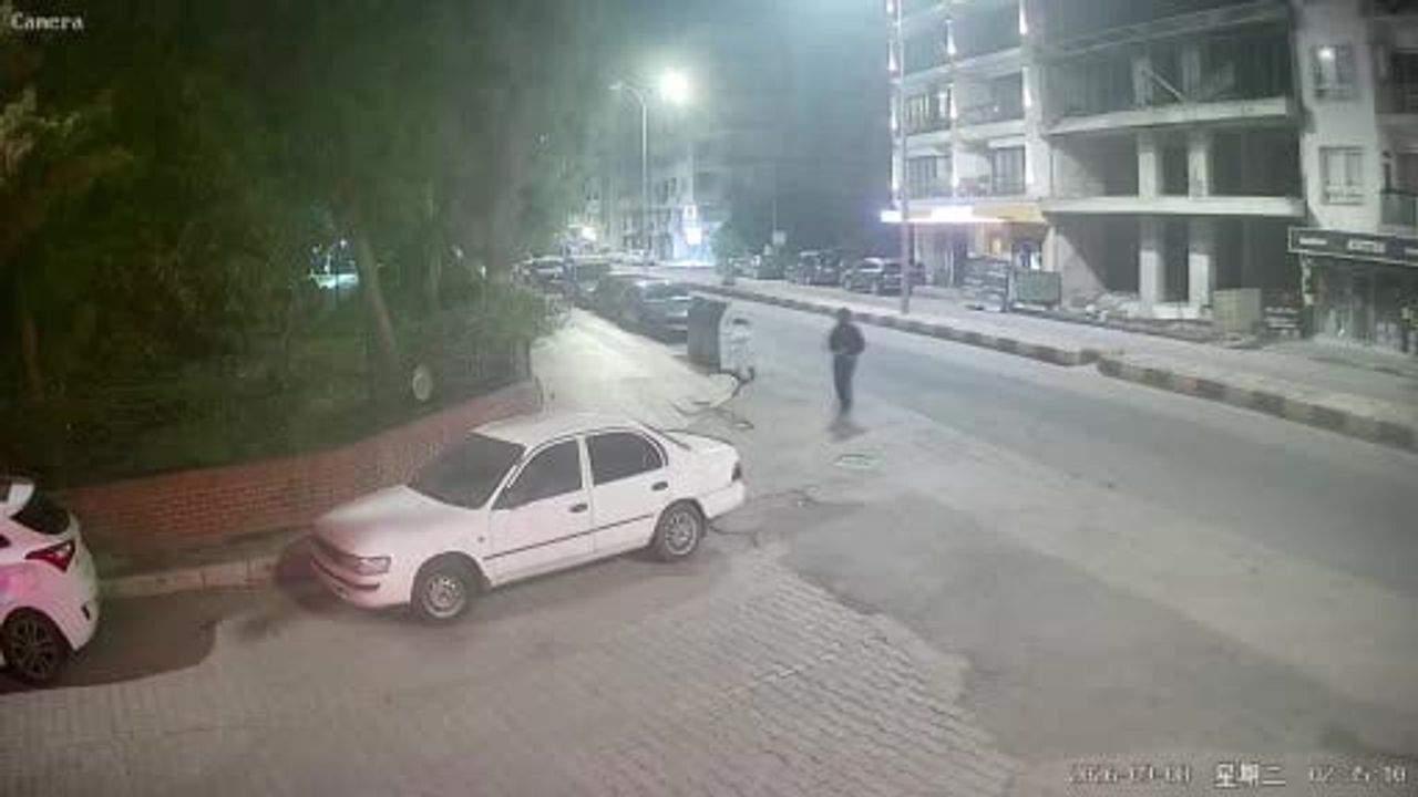 Balkondan kaçma girişimi kamerada: ekipler zanlıyı yakaladı