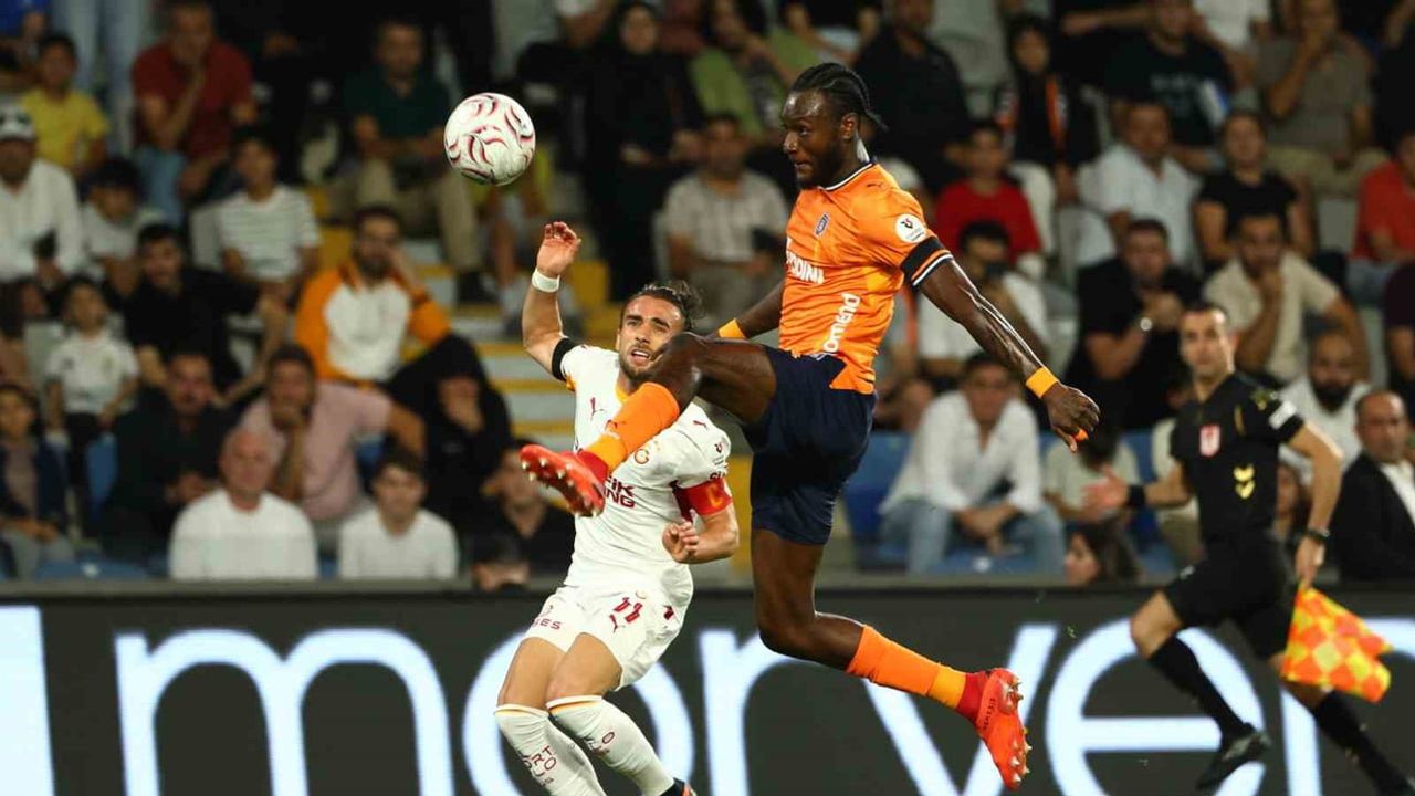 Başakşehir ile Galatasaray 15 dakikada golsüz eşitlikte