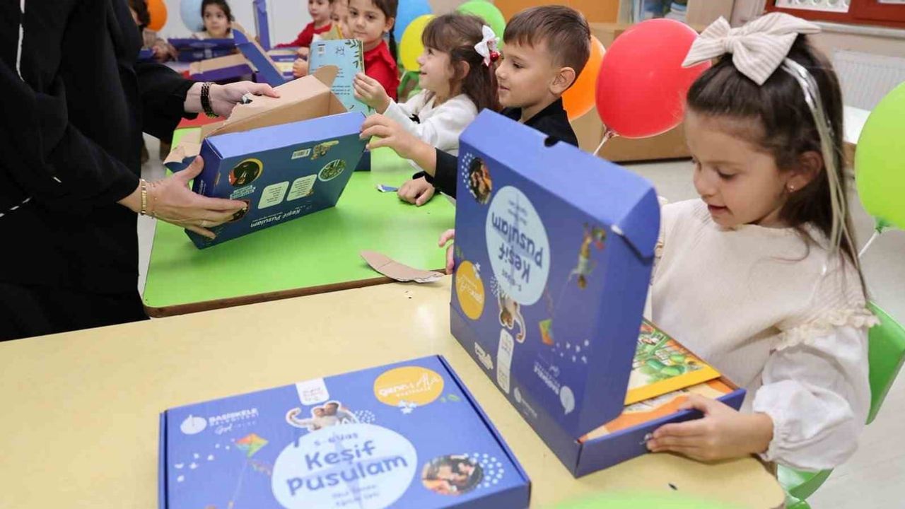 Başiskele'de miniklere maarif modeline göre hazırlanmış eğitim seti