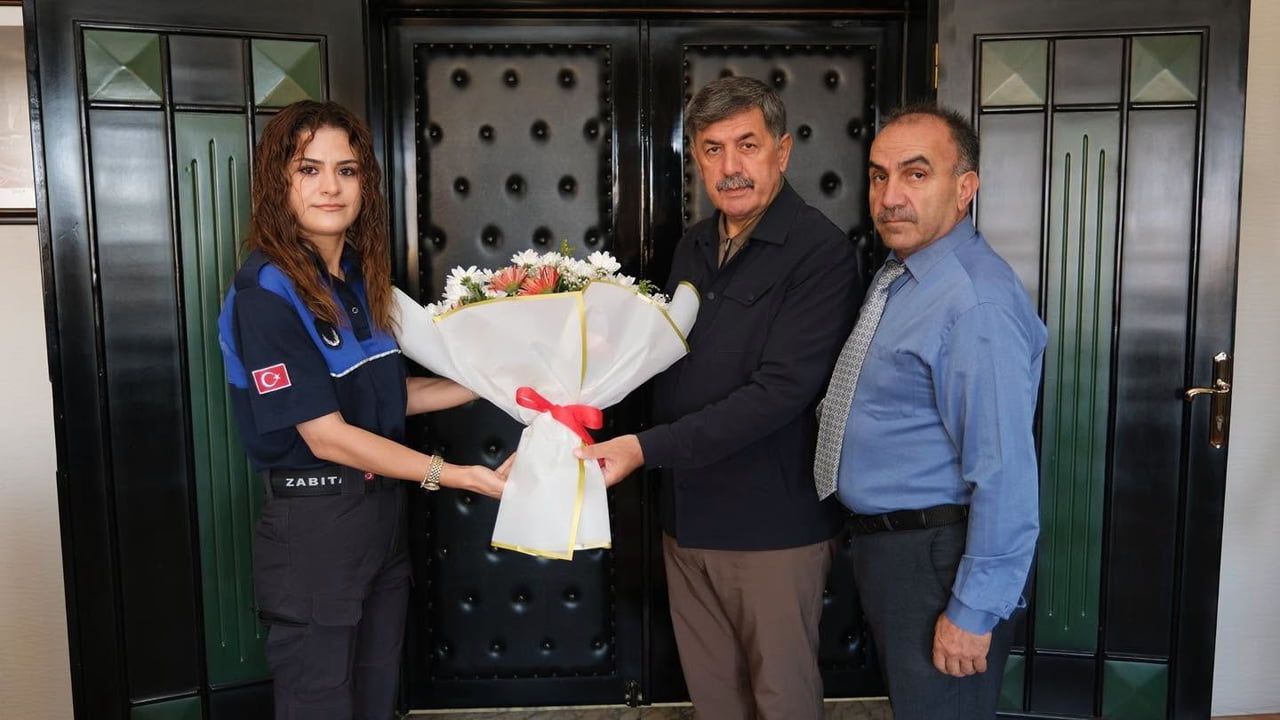 Başkan Aksun'dan zabıta personeline teşekkür ziyareti