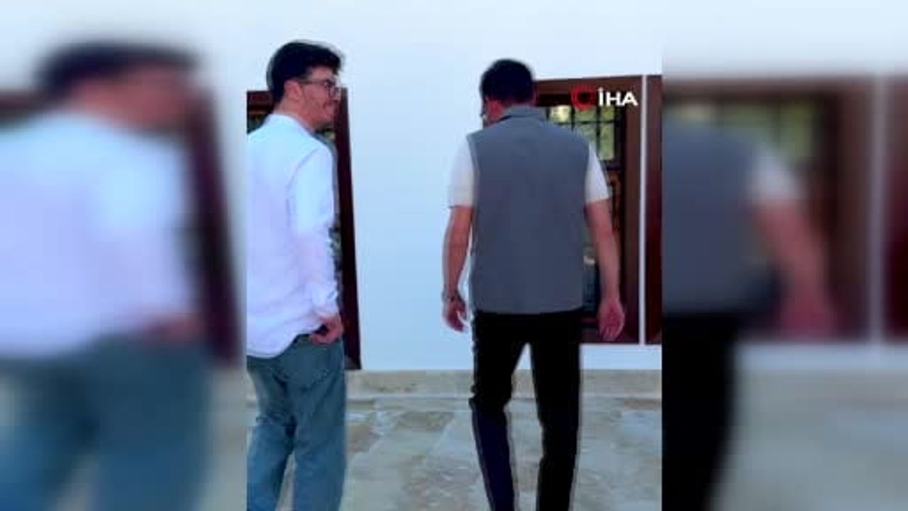 Başkan Yazıcıoğlu kendi sesinin taklidini yapan gençle buluştu ve kahkahalara boğuldu