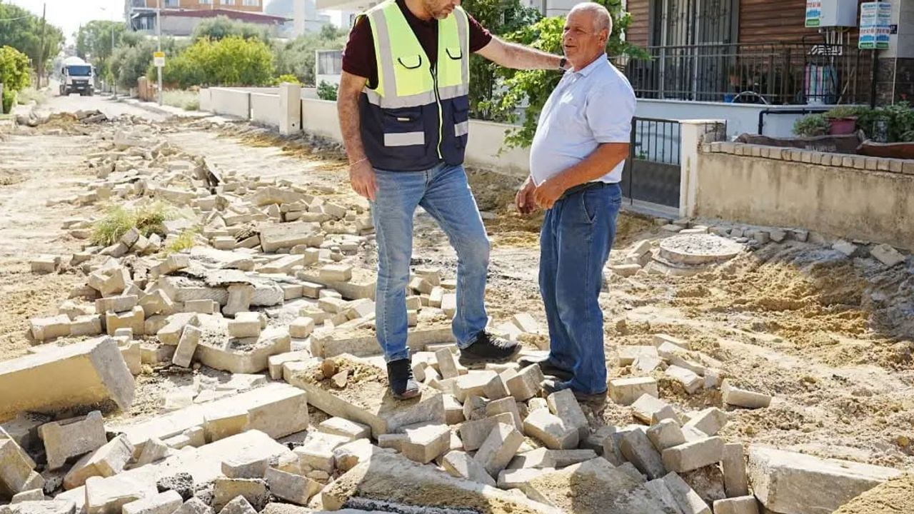 Başkan Zencirci mahallelerde yol ve festival hazırlıklarını yerinde denetledi