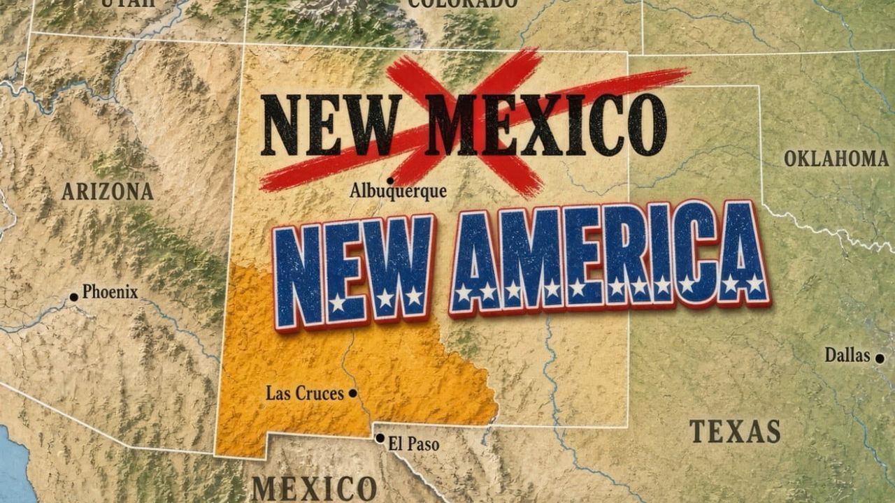 Başkanın harita hamlesi: New Mexico'nun 'New America' olması önerisi gündemde