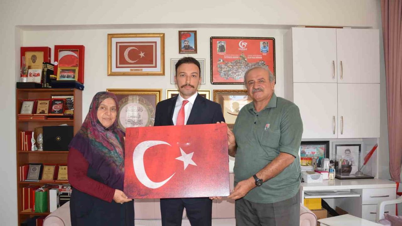 Başsavcıdan 15 temmuz şehidinin ailesine vefa ziyareti