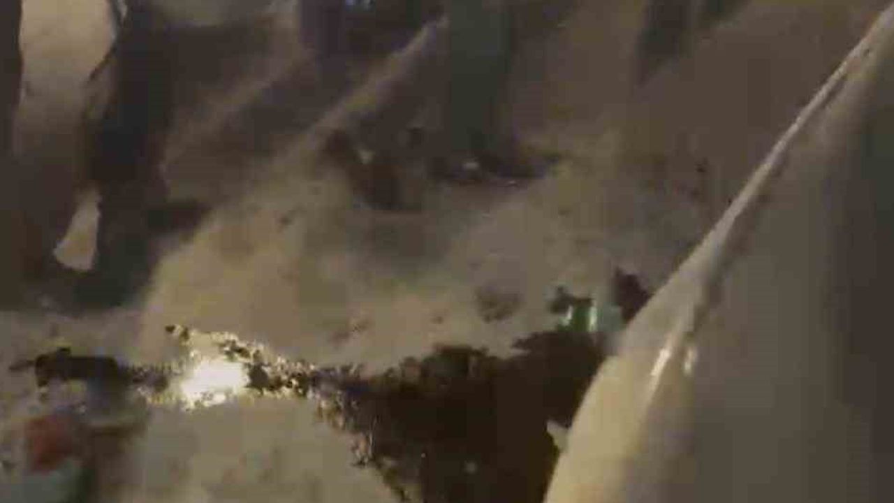 Batman'da kaza: otomobil refüje çıktı, sürücü yaralandı