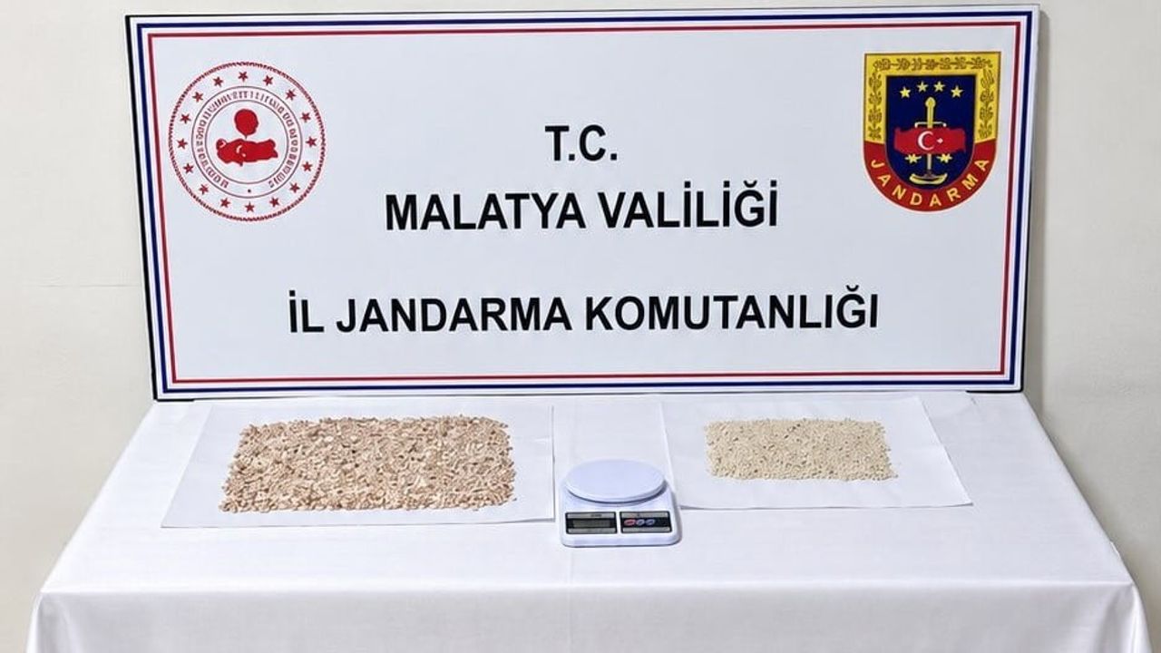 Battalgazi’de uyuşturucu operasyonu: evde 1 kilo 80 gram metamfetamin bulundu