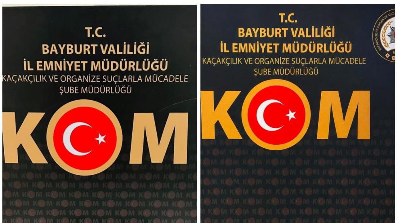Bayburt polisi ateşli silahlara yönelik operasyonda 3 şüpheliyi yakaladı