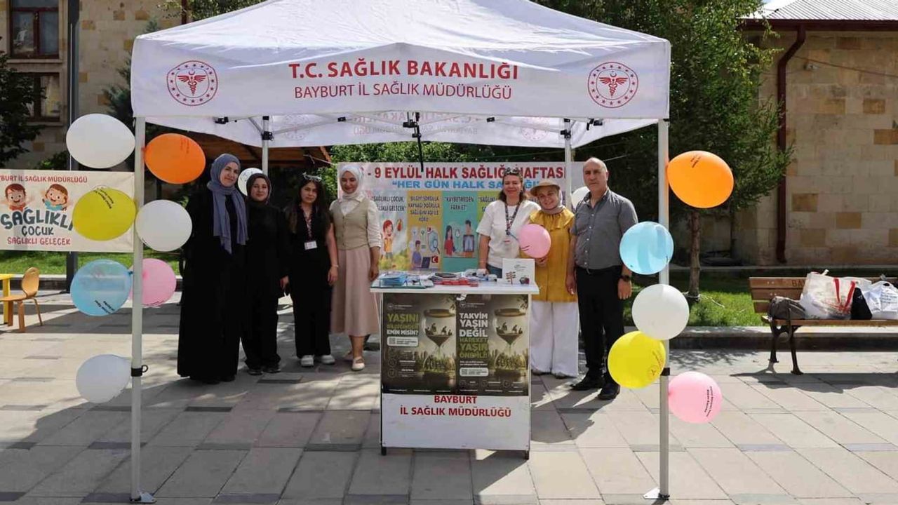 Bayburt'ta çocuklara sağlıklı yaşam oyunla öğretiliyor