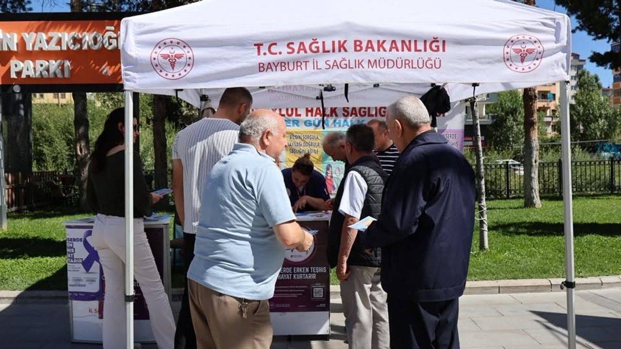 Bayburt'ta kanserde erken teşhise yönelik toplum tabanlı tarama hamlesi