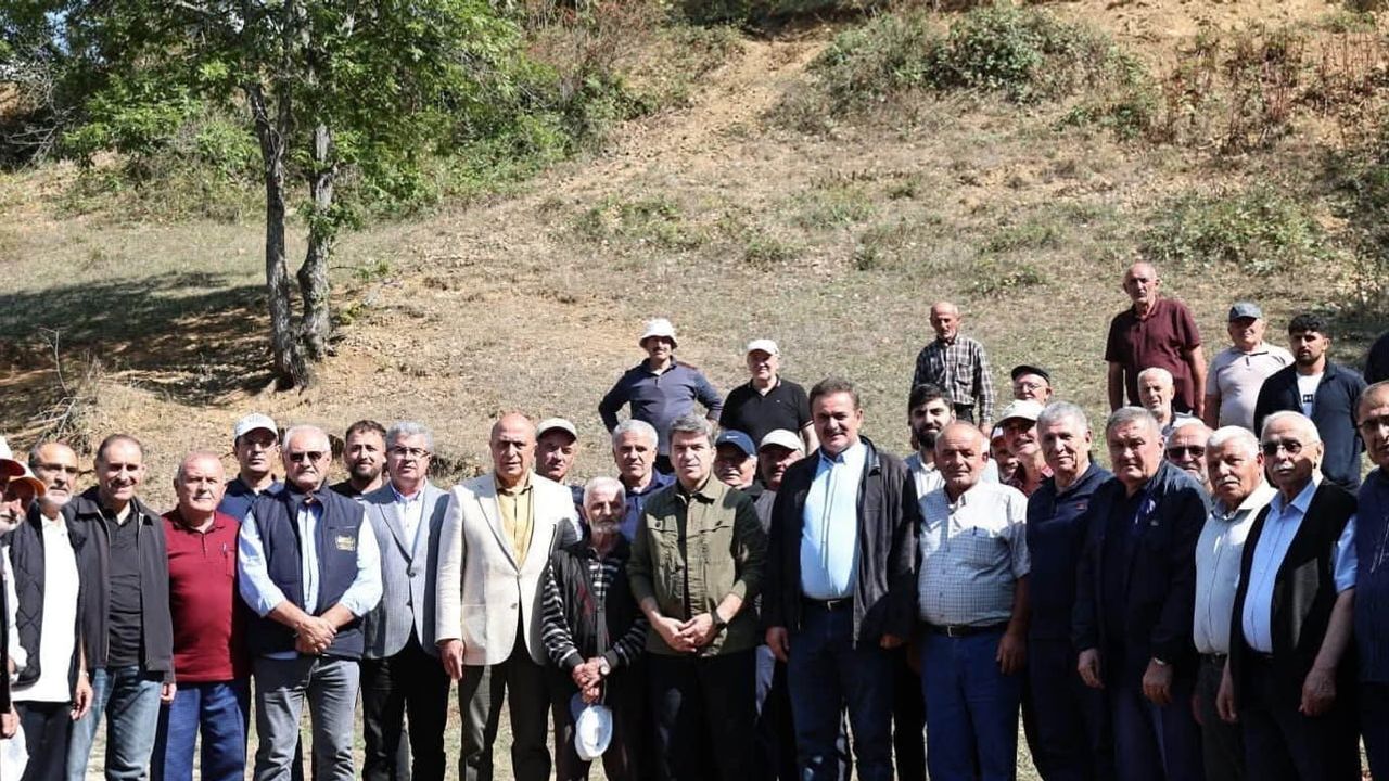 Beldağ köyünde 20 hektarlık alanda basınçlı sulama dönemi başladı