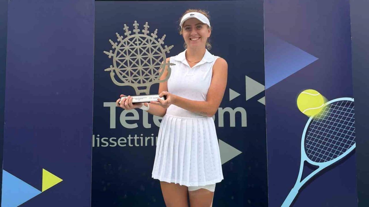 Berfu Cengiz'ten Ankara'da ilk WTA 125 şampiyonluğu