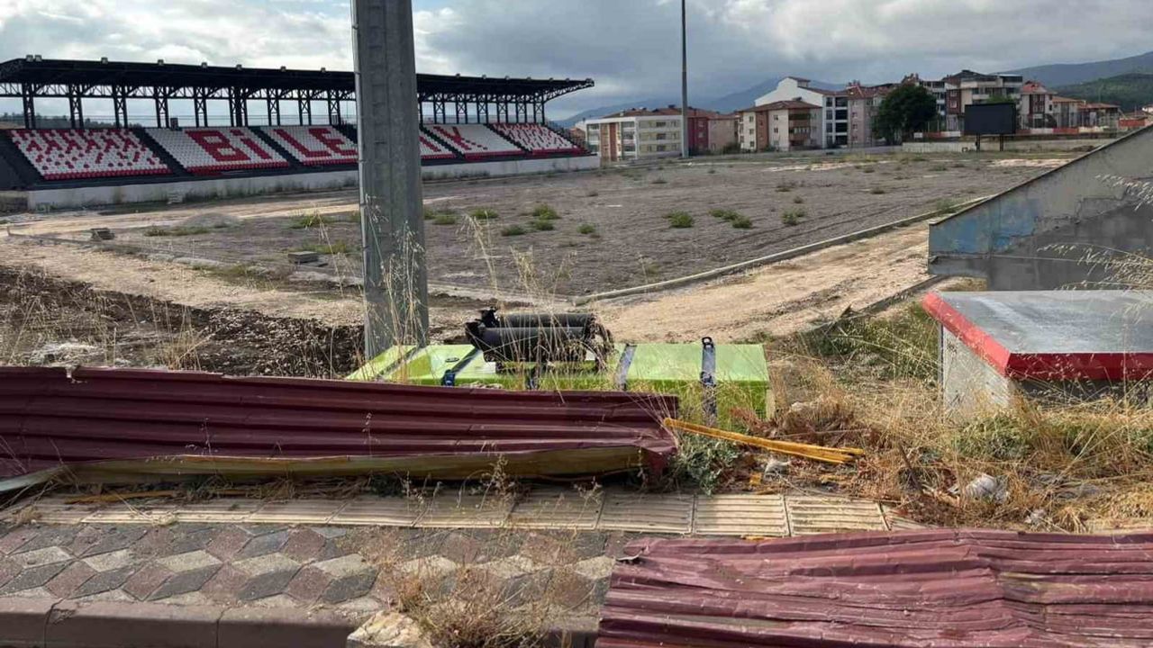 Bilecik'te Edebali Stadı için 12 yıllık bekleyiş sürüyor