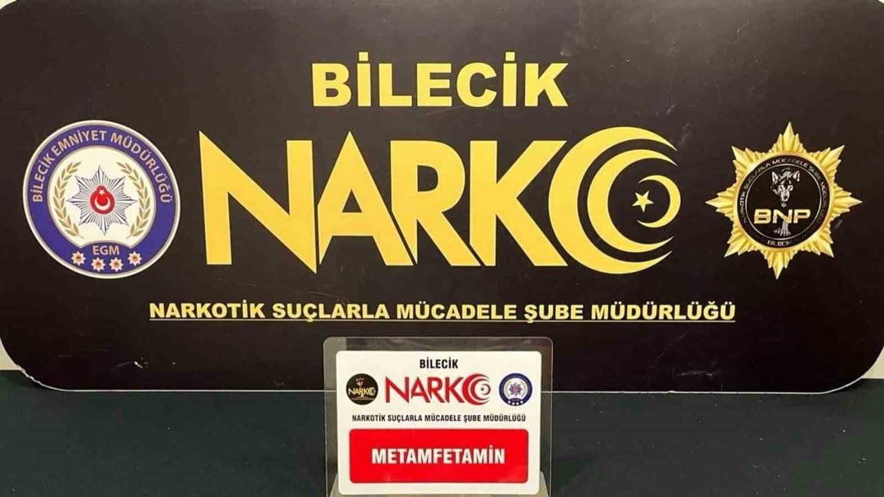 Bilecik'te uyuşturucu operasyonunda metamfetamin ve bongla 2 gözaltı