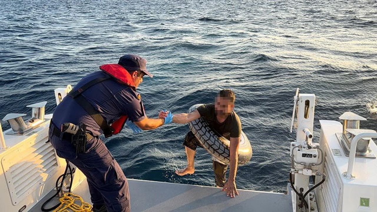 Bodrum açıklarında tek kişiyle yasa dışı kaçış girişimi sonlandı