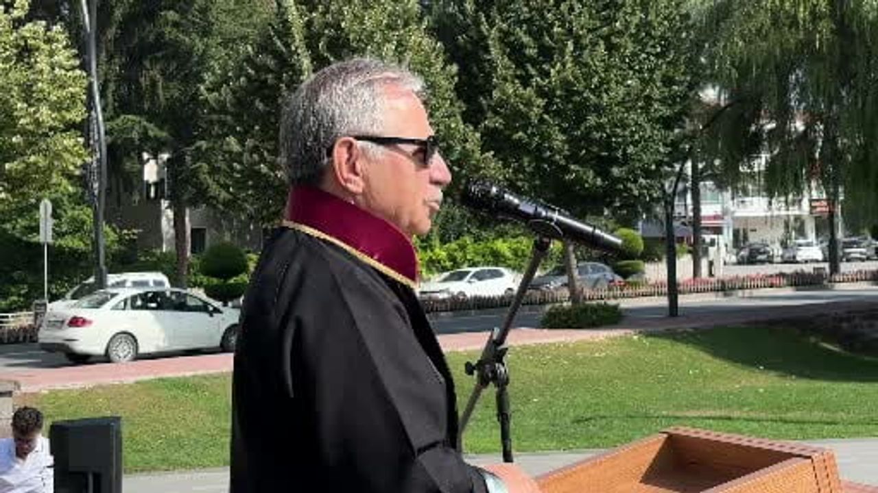 Bolu'da adli yıl açılışı Anıtpark'ta adalet vurgusuyla gerçekleştirildi