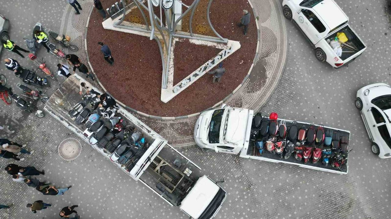 Bolvadin'de motosiklet denetimleri sıkılaştırıldı