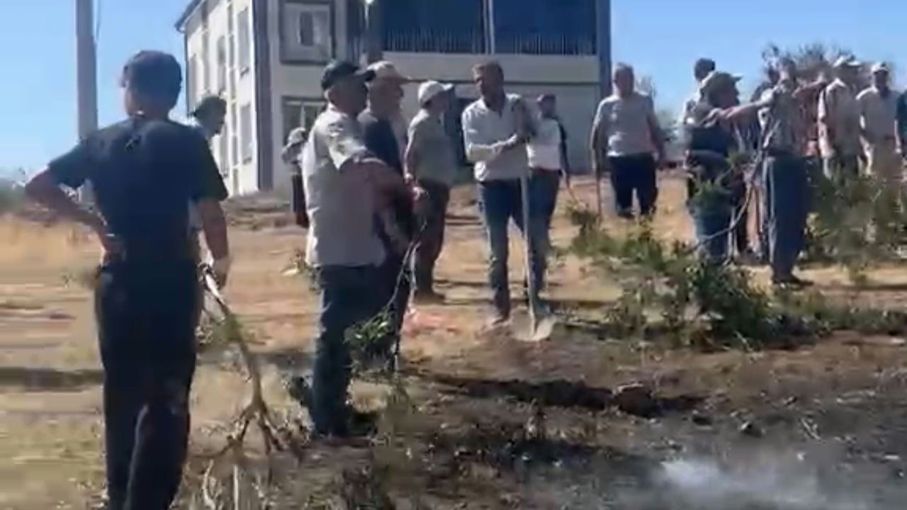 Bozkır'da alevlerle mücadele: vatandaşlar yangına ilk müdahaleyi yaptı