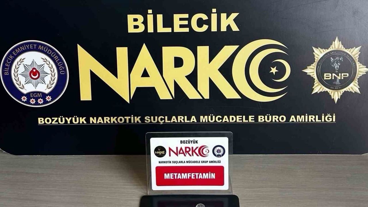 Bozüyük'te metamfetamin operasyonu: 1 şüpheli yakalandı