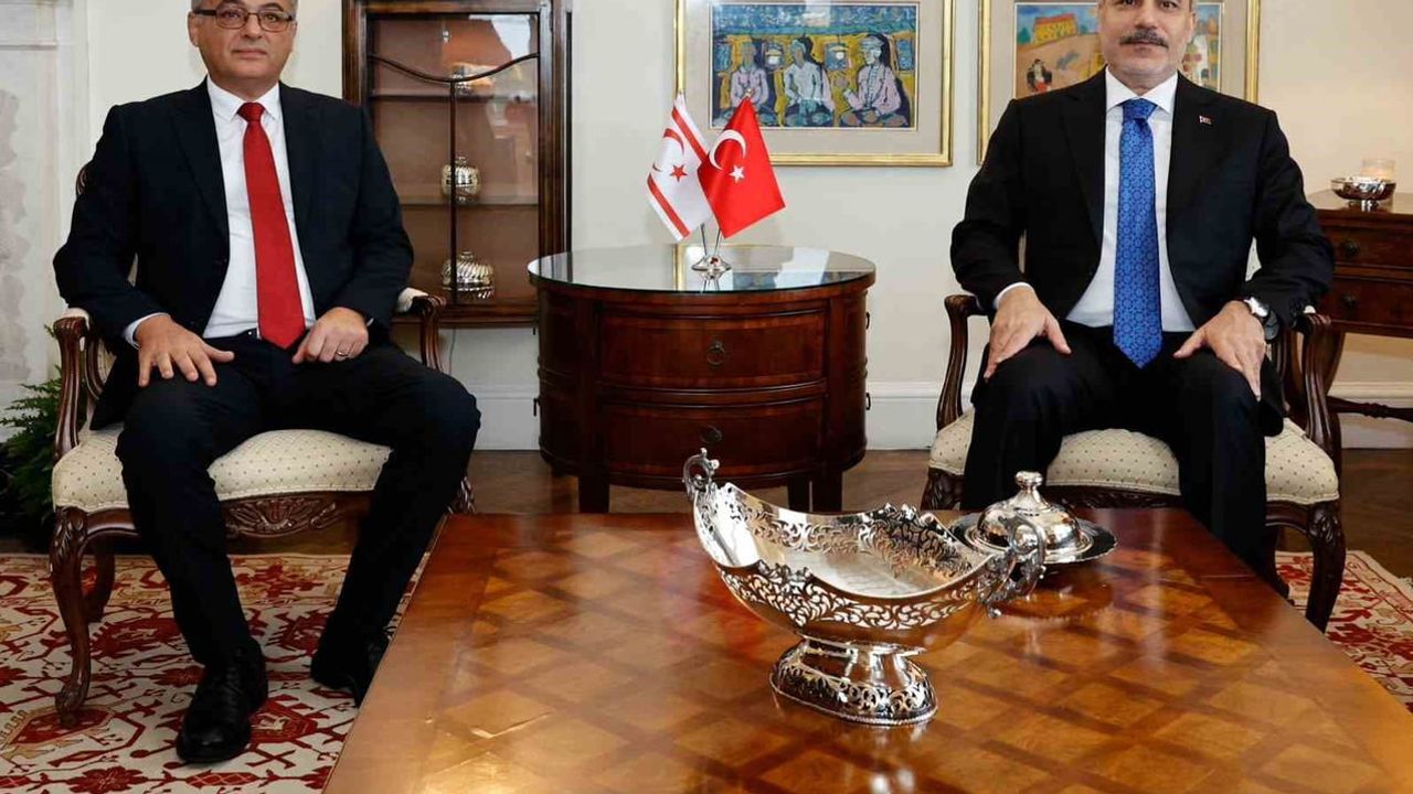 Buluşma New York'ta: Hakan Fidan, Tufan Erhürman ve Tahsin Ertuğruloğlu gündemi değerlendirdi