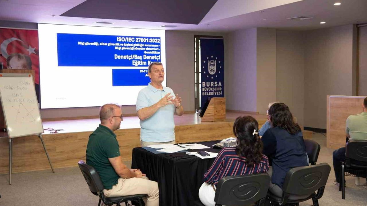 bursa büyükşehir’de bilgi güvenliği ve denetim yetkinliği yükseldi