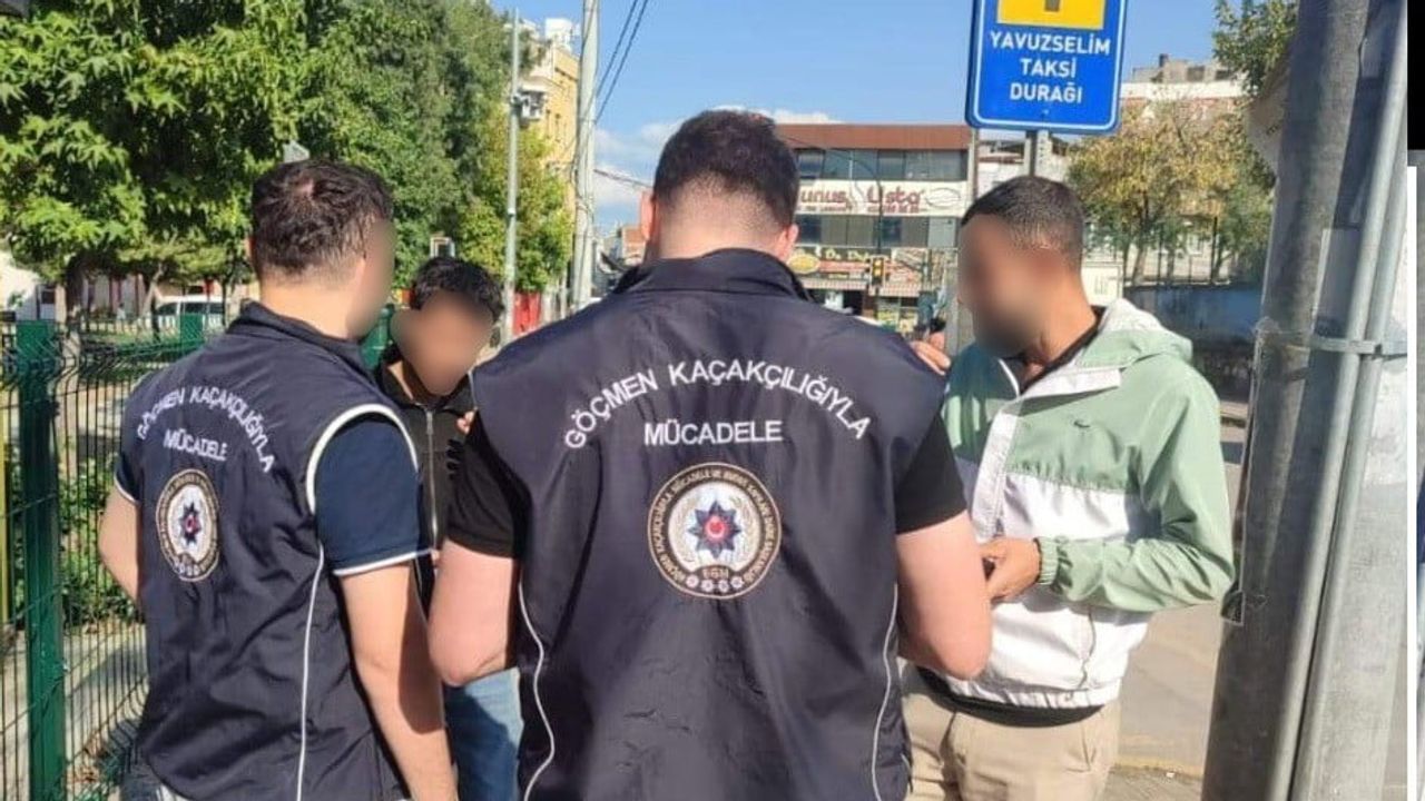 Bursa'da huzur uygulamaları: düzensiz göç operasyonlarında 10 kimliksiz yabancı tespit edildi